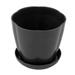 Plastic Table Decoration Plant Container Planter Holder Flower Pot Tray Black