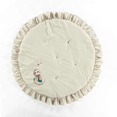 Lush Decor Baby Round Ruffle Play Mat Single 36" Diameter - 36" Diameter