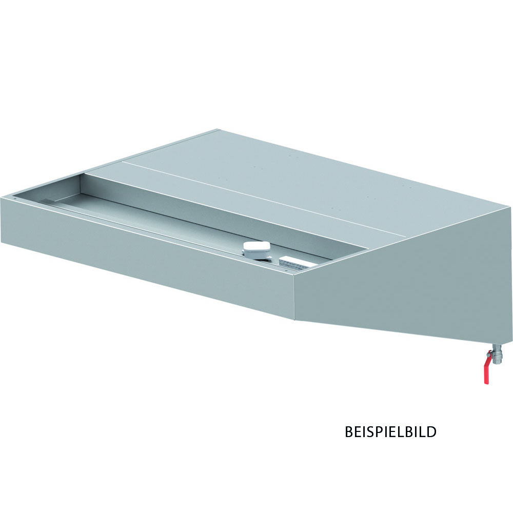 Stalgast Wandhaube "Basic Line", Schrägform 1300 mm x 1100 mm mit Flammschutzfilter Typ B Image