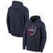 Youth Nike Navy New England Patriots Icon Performance Pullover Hoodie