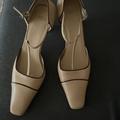 Coach Shoes | Coach Tan And Black T Strap Heels Shoes Sz 10 B Classy | Color: Black/Tan | Size: 10