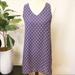 Anthropologie Dresses | Anthropologie Hazel Blue Trapeze Shift Dress | Color: Blue/Gold | Size: S