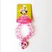 Disney Accessories | Disney Minnie Mouse Heart Shaped Bracelet | Color: Pink | Size: Bracelet