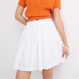 J. Crew Skirts | J. Crew Linen Skirt J. Crew | Color: White | Size: 4