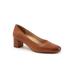 Extra Wide Width Women's Daria Pump by Trotters in Brown (Size 11 WW)