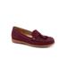 Women's Dawson Casual Flat by Trotters in Dark Cherry Suede (Size 11 M)