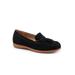 Women's Dawson Casual Flat by Trotters in Black Suede (Size 8 1/2 M)