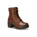 Women's Brynn Lace Up Boot by Eastland in Tan (Size 7 1/2 M)