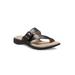 Wide Width Women's Tahiti II Sandals by Eastland in Black (Size 7 W)