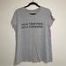 Athleta Tops | Athleta Women’s Organic Daily Crew Tee Shirt Gray Size L | Color: Gray | Size: L