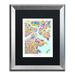 Trademark Fine Art 'Boston MA Street Map 3' Framed Graphic Art Canvas | 0.5 D in | Wayfair MT0906-S1114BMF