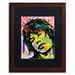 Trademark Fine Art 'Mick Jagger' Framed Graphic Art Print Canvas | 23.5 H x 19.5 W x 0.75 D in | Wayfair ALI5771-S1620BMF