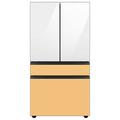 Samsung Bespoke 23 cu. ft. Smart 4-Door Refrigerator w/ Beverage Center & Custom Panels Included, in Gray/White/Yellow | Wayfair