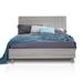 Latitude Run® Lipari Queen Bed Wood in Black | 45 H x 83 W x 81 D in | Wayfair 05648DD7FD2B4AB48754CA625AF09793
