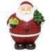 The Holiday Aisle® Christmas Knit Suit Santa Figurine Resin | 6.4 H x 4.95 W x 4.5 D in | Wayfair 6C8D093EB682473C84BC2091B16C1C76