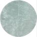 Gray 60 x 60 x 0.5 in Indoor Area Rug - Mercer41 Dovetta Ultra Soft Chair Couch Cover Rug For Bedroom Floor Sofa Living Room Teal Faux Fur | Wayfair