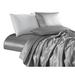 Mercer41 Bridal Silky Luxury Sheet Set w/ Deep Pocket Fitted Sheet Microfiber/Polyester/Silk/Satin in Gray | Full | Wayfair