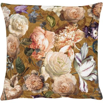 Dekokissen APELT "5251" Gr. 1, bunt (bunt, braun, bedruckt), B:40cm L:40cm, Polyester, Baumwolle, Dekokissen_Sitzkissen_Kissenhüllen, mit floralem Muster, Kissenhülle ohne Füllung, 1 Stück Image