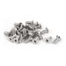 25 Pcs M5x12mm 316 Stainless Steel Countersunk Phillips Machine Screws Bolts - Silver Tone