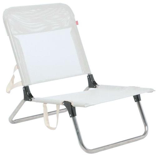 Quick Liegestuhl aus Aluminium mit weißem Stoff 022tx bi – Fiam