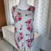 Lularoe Tops | Lularoe Cocoa Sleeveless Top In Pink Floral Nwot | Color: Gray/Pink | Size: L