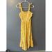 Jessica Simpson Dresses | Jessica Simpson Yellow Sundress | Color: White/Yellow | Size: M