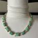 J. Crew Jewelry | 3/$30 J Crew Jade Green Glass Necklace | Color: Gold/Green | Size: Os