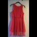 Jessica Simpson Dresses | Jessica Simpson Tiered Pleated Dress | Color: Orange/Pink | Size: M