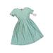 Lularoe Dresses | M Lularoe New Amelia Pleated Dress Stunning Floral Medium Easter Perfect | Color: Green | Size: M