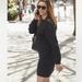 Athleta Dresses | Athleta Black Snappy Sweatshirt Dress Size S | Color: Black | Size: S