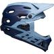 BELL Super Dh MIPS MTB Helm, Hellblau/Marineblau matt, S (52-56 cm)