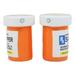 Trinx Jolesa Prescription Bottles w/ Instructions Magnetic Salt & Pepper Shaker Set Glass/Ceramic in Orange | 3 H x 2.25 W x 2.25 D in | Wayfair
