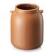 Gracie Oaks Cute Utensil Crock Ceramic in Brown | 6.5 H x 3.8 W x 5.2 D in | Wayfair D92997FD37464531B76BE8E88F0E4C72
