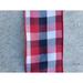 The Holiday Aisle® Plaid Ribbon Fabric in Red | 4 H x 2.5 W x 4 D in | Wayfair 749913D576C54D1DBF9484AB6B6A3857