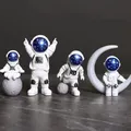 Figurine d'astronome en résine pour enfants statue sculpture Spaceman jouet dos bureau