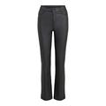 Vila Damen Vicommit Coated Hw Straight Pant-noos Kunstlederhose, Schwarz, S EU