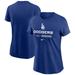 Women's Nike Royal Los Angeles Dodgers 2022 Postseason Authentic Collection Dugout T-Shirt