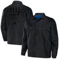 Men's NFL x Staple Black New York Giants Coaches Full-Snap Jacket