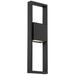 Archetype 18"H x 5.5"W 1-Light Outdoor Wall Light in Black