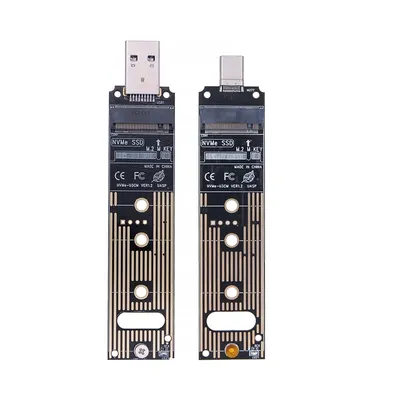 Adaptateur M2 SSD NVMe boîtier M.2 vers USB3.1 pour NVcloser PCIE M clé 2230/2242/2260/2280 SSD