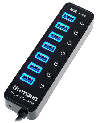 Thomann 7+1 Port USB 3.0 Hub