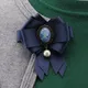 Broche nœud papillon ruban de lit rétro pour femme mode britannique coréenne style collège pour