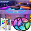 Bande Lumineuse LED pour Chambre à Coucher 1-5m 10m 15m 20m 30m Document 5050 RGB Décoration