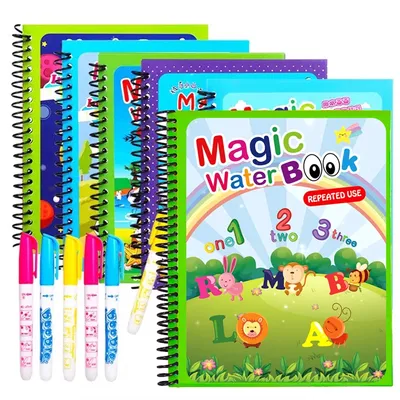 Peinture et dessin pour enfants jouets de coloriage réutilisables livre de dessin magique à l'eau