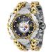 Invicta Reserve NFL Pittsburgh Steelers Swiss Ronda Z60 Caliber Men's Watch w/ Mother of Pearl Dial - 55.25mm Steel Gold (41514)