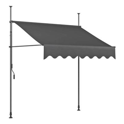 Garden Pleasure Klemmmarkise 300 cm grau