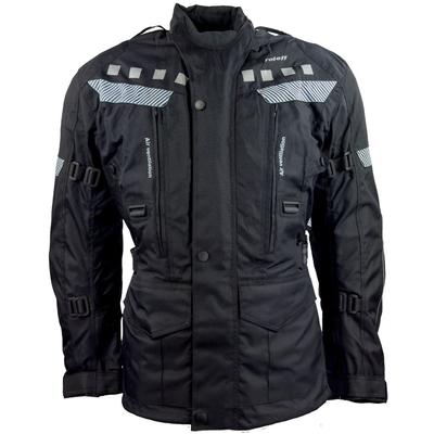 Motorradjacke ROLEFF "RO 773 S" Gr. XXL, schwarz, Jacken, XXL, Obermaterial: 100% Polyester. Innenfutter: 100% Polyester, Mit Sicherheitsstreifen Image