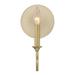 Winston Porter Frankin 1 - Light Dimmable Candle Wall Light Metal in Yellow | 11.8 H x 5.5 W x 7.5 D in | Wayfair 3F6956BDE85D4517B4082D975635822F