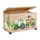 Spielzeugkiste Bauernhof - Spielzeugkiste Holzkiste Kinderzimmer Deko personalisierbar