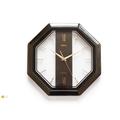 NOS Postmodern Wall Clock - Memphis Black golden Plastic Abstract mcm Kitsch 80s 90s quartz lucent New In Box